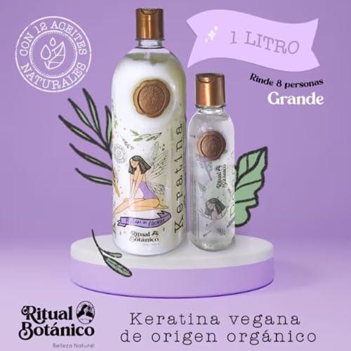 SHAEIO SHAEIO Keratin Hair Mask - 1 LITRO. RITUAL BOTANICO Keratina Organica Colombiana for Hair with 12 Natural Oils and Amino Acids