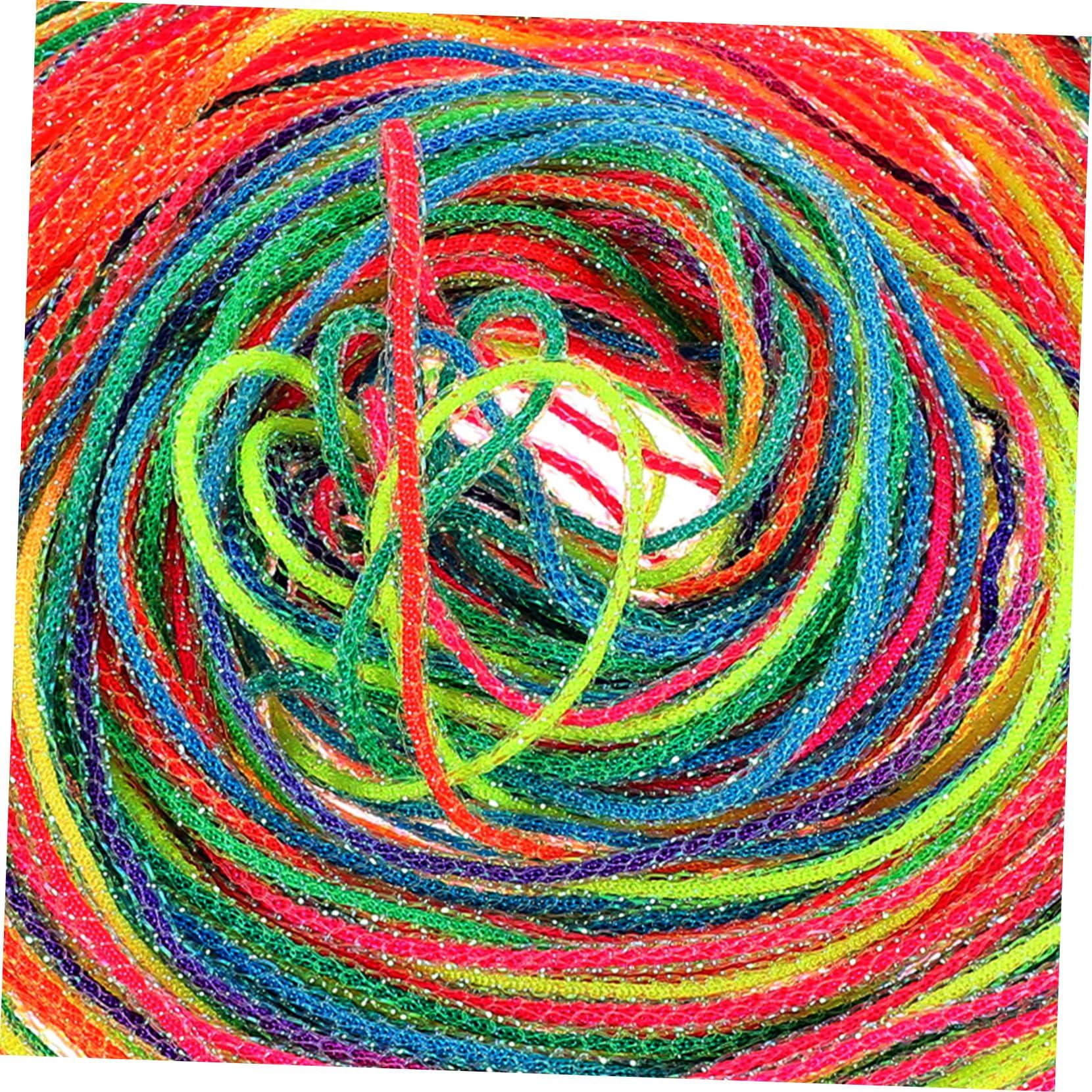 NOLITOY NOLITOY 30pcs Braiding Hair Ties String Soft Thread Rope for Women Accessories Hair Strings for Braids Hair Band Vibrant Design