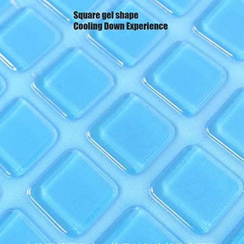 Dioche Gel Pillow Cooling Mat Cooling Gel Pad for Bed Pillow Summer Cushion Soft Flexible Foldable Pillow Mat for Sleeping