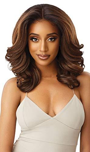 Outre Outre LACEFRONT PERFECT HAIR LINE Glamorous Wavy Fully Hand-Tied 13”x 6” Frontal HD Baby Hair Transparent Lace Easy-to-Style Heat Friendly - JULIANNE (1)