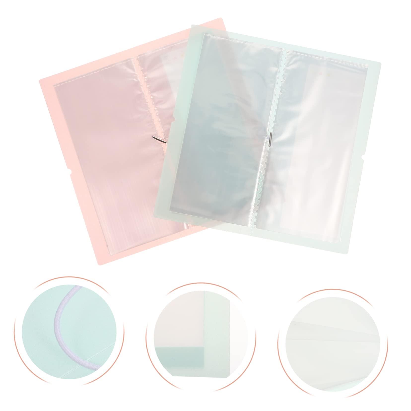 COLLBATH COLLBATH Sticker Display Book Stamp Organizer Binder Sticker Storage Album Coupon Storage Album for Scrapbook and Student Supplies